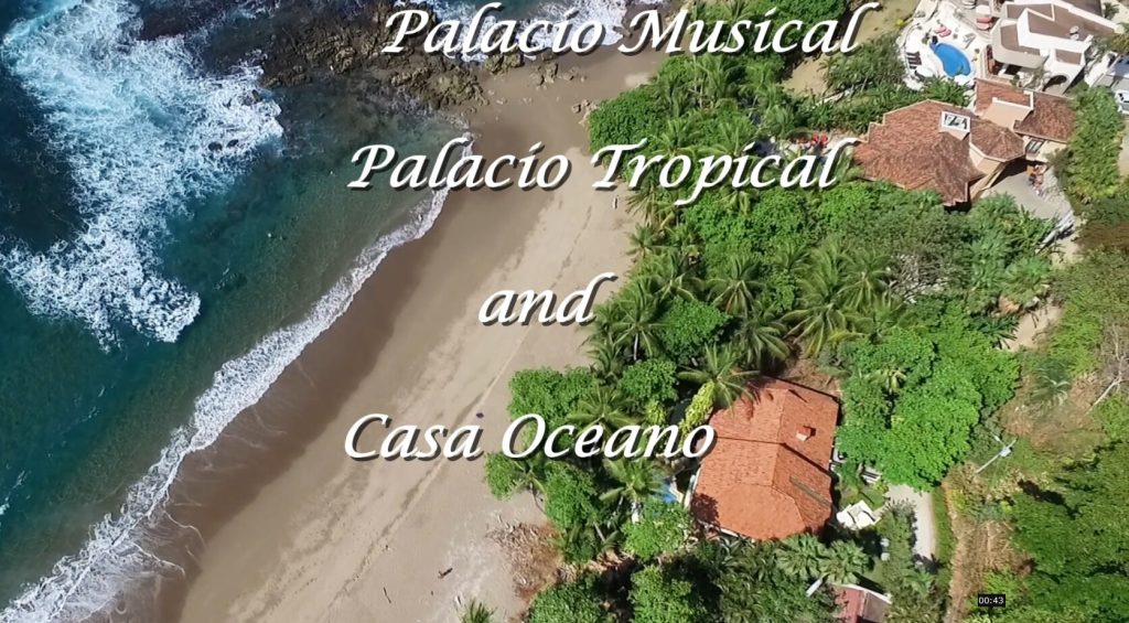 3 beachfront villas in Cosa Rica for events.